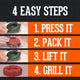 Ultimate Burger Press Set***1/4lb, 1/3lb, 1/2lb Size - 100% GUARANTEE